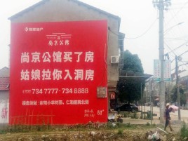 屏边墙体广告在乡镇、农村市场的媒体优势