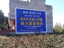 屏边品牌公司青睐的墙体广告