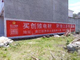 屏边墙体广告公司全面解决农村墙体广告痛点